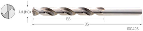 Spiral Drill PREMUS, HSS-Co Ti
