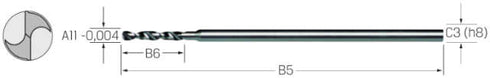 Spiralbohrer PREMUS, HSS-Co PM Typ N