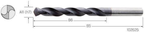 Spiralbohrer PREMUS, VHM Typ N 118° PT-FiRE