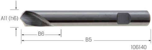 NC-Anbohrer PREMUS, VHM 120°