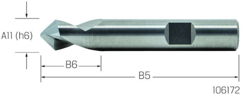 NC-Anbohrer VHM PREMUS, 90°