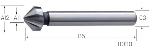 Kegelsenker PREMUS, HSS-Co 90°