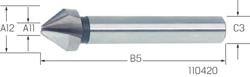 PREMUS countersink, HSS 75°