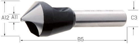 Kegelsenker PREMUS, HSS-E 90° Querloch