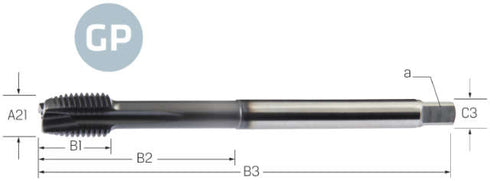 Maschinengewindebohrer PREMUS GP, metrisch-fein, HSS-E PM, Hardlube