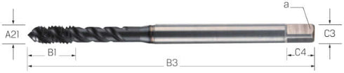 Maschinengewindebohrer PREMUS, HSSCo-PM RSP50 Hardlube
