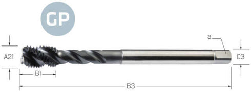 Maschinengewindebohrer PREMUS GP, metrisch-fein, HSS-E PM, Hardlube