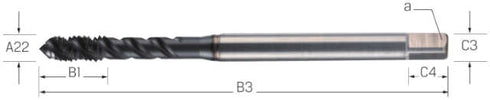 Maschinengewindebohrer PREMUS, HSSCo-PM Hardlube