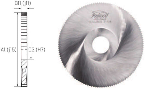 Circular saw blade REKORD, HSS fine-toothed A