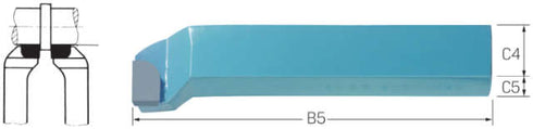 Drehmeißel PRETEC, abgesetzt, rechts P20