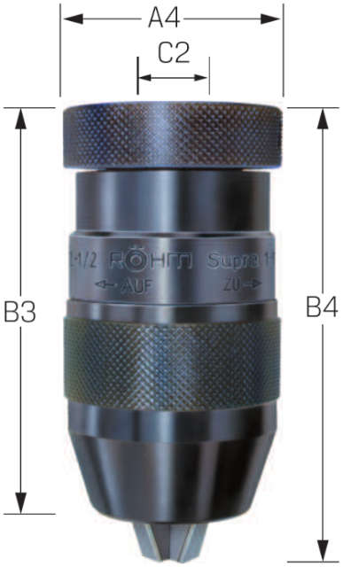 Schnellspannbohrfutter RÖHM, mit Kegelaufnahme