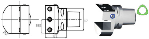 Werkzeughalter SWISS TOOLS, PSC, radial