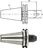 Weldon-Spannfutter PREMUS, Form AD/AF, ultrakurz, G2,5 bei 25.000 1/min