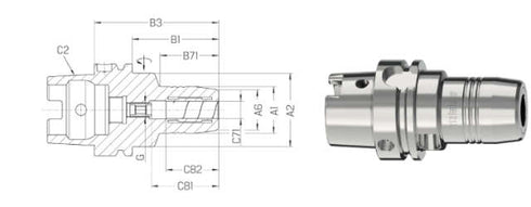 Hydrodehn-Spannfutter SCHUNK, TENDO Silver