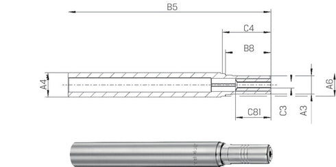 Spannfutterverlängerung TRIBOS<sup>®</sup> SCHUNK, Verlängerung