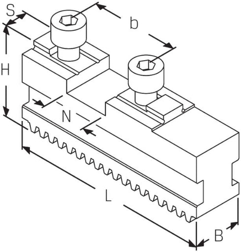 Drehfutterbacken-Satz SCHUNK, Standard Typ SFG
