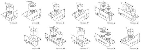 Zubehör für Drehfutter SCHUNK, Nutenstein, Typ NK