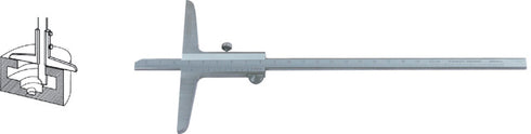 Depth caliper PRETEC, straight measuring rail