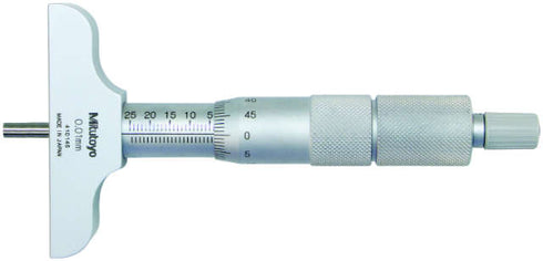 Präzisions-Tiefenmessschraube MITUTOYO, 129 mit auswechselbaren Einsätzen