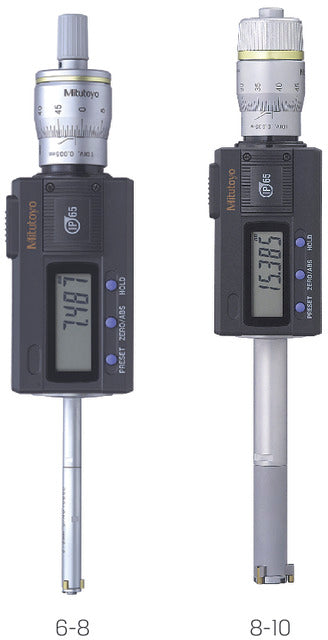 Precision Digital Three-Point Inside Micrometer MITUTOYO, 468 with Data Output