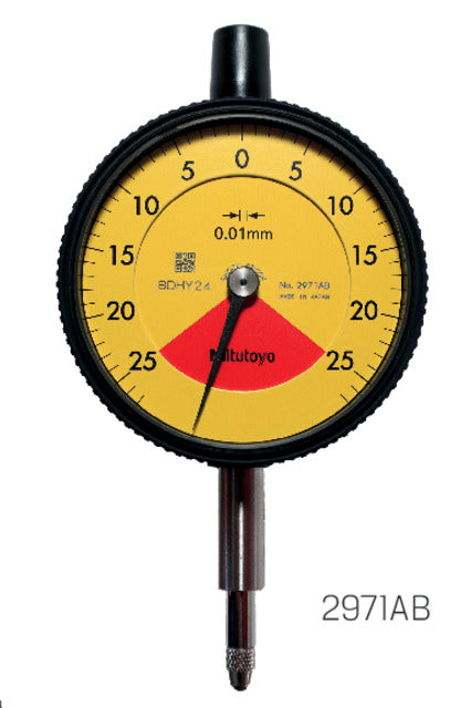 Safety dial indicator MITUTOYO, with one pointer revolution