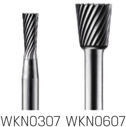 HM-Kleinfrässtift PRETEC, Winkelform kreuzverzahnt Z=4