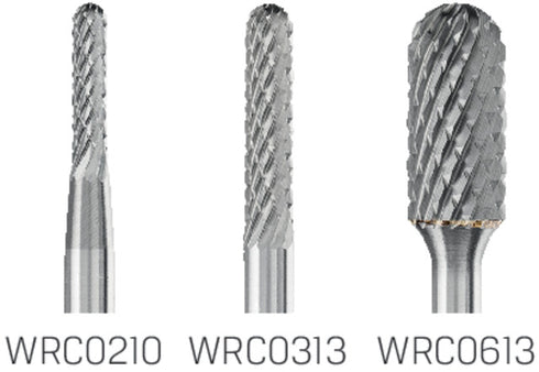 HM-Kleinfrässtift PFERD, Walzenrundform Z=5