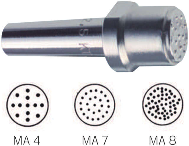 Diamant-Mehrkornabrichter NEUTRAL, Schaftgröße MK 1