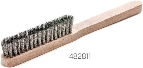 Feinbürste LESSMANN, Rostfreier Draht, gewellt, 0,15 mm