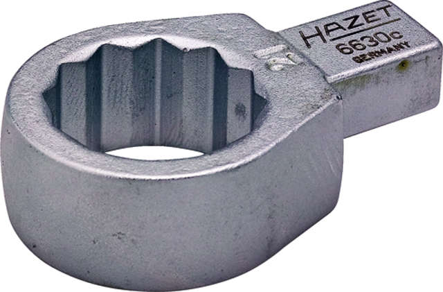 Einsteckwerkzeug HAZET, Einsteck-Ringschlüssel, Einsteck-Vierkant 9 × 12 mm