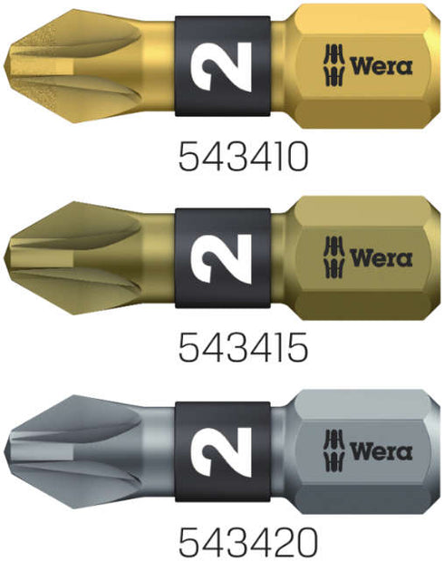 Bit WERA, Kreuzschlitz PZ, BDC