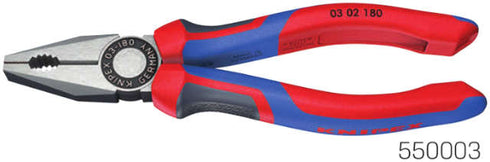 Kombizange KNIPEX, poliert mit Mehrkomponenten-Hülle