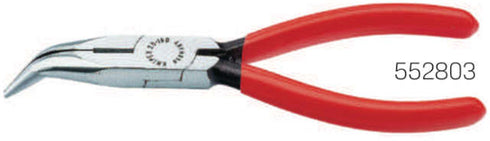 Flachrundzange KNIPEX, poliert, Griffe kunststoffüberzogen