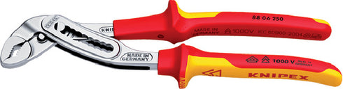 VDE-Wasserpumpenzange KNIPEX, verchromt mit Mehrkomponentenhülle