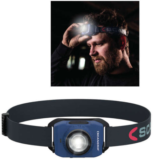 Akku-LED-Kopflampe SCANGRIP, ZOOM