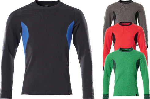 Sweatshirt ACCELERATE MASCOT, Premium Performance, dunkelanthrazit/schwarz