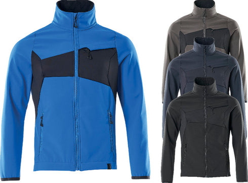 Softshelljacke ACCELERATE MASCOT, Softshelljacke, schwarz