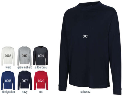 T-Shirts ID, Pro Wear, langarm, schwarz