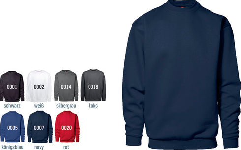 Sweatshirt ID, Pro Wear, weiß