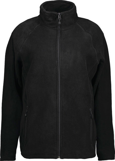 Microfleece-Damenjacke ID, Microfleece-Damenjacke, schwarz