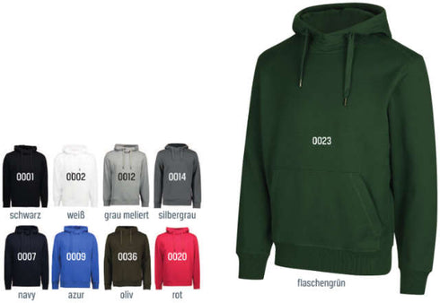 Hoodie ID, Hoodie Core, grau-meliert