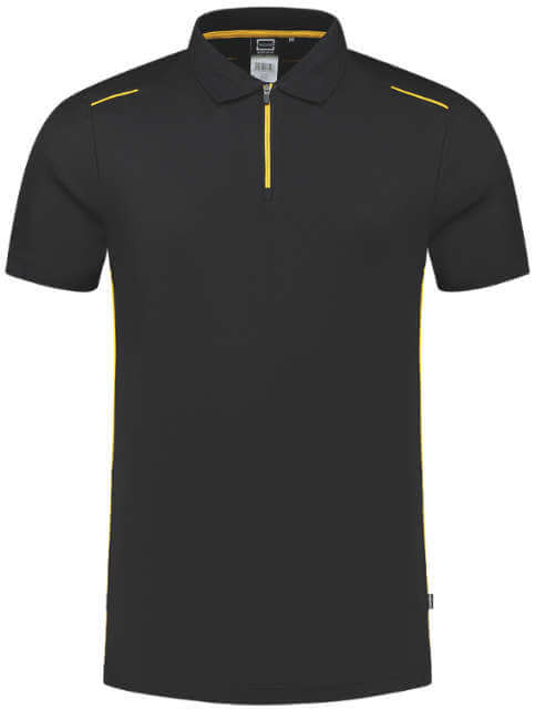 Poloshirt TRICORP, Accent, schwarz/gelb