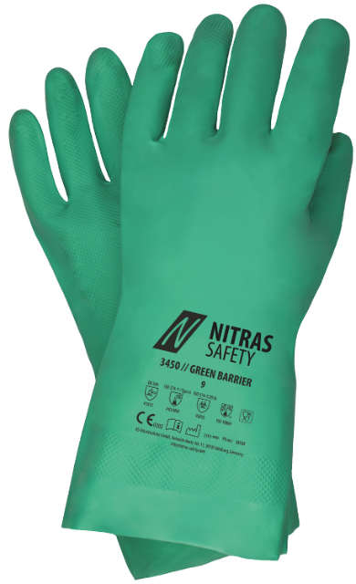 Chemikalienschutz-Handschuh PRECITOOL, 3450 | Green Barrier