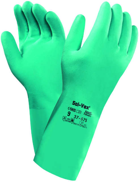 Chemikalienschutz-Handschuh ANSELL, AlphaTec Sol-Vex<sup>®</sup> 37-675