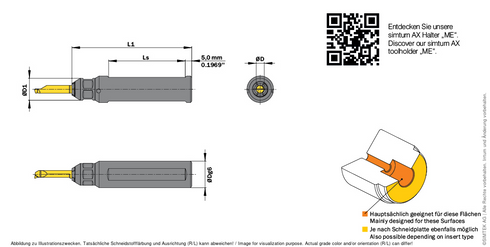simturn AX Klemmhalter A08.0020.MEIC, SIMTEK A10S