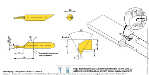 simturn AX Schneideinsatz A04.M025.01.02.07 MR X400, SIMTEK ABK0