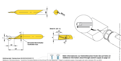 simturn AX Schneideinsatz A04.5030.02.06.00YRX400, SIMTEK APAZ
