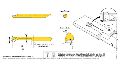 simturn AX Schneideinsatz A05.4725.15.52.15YLX800, SIMTEK AYD4
