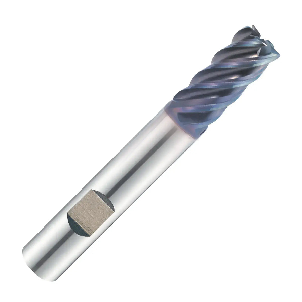 TiTANox-Power GMG27, VHM-HPC-Schaftfräser lang mit Fase, 5 Schneiden, Ø 10 mm