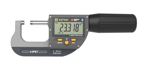 Professionnelle Bügelmessschraube S_Mike PRO Zylindrisch Ø6.5 Smart